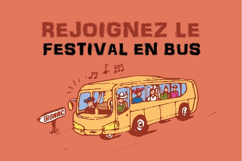 3 navettes
pour le festival